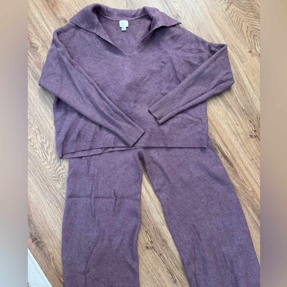 Matching knit set